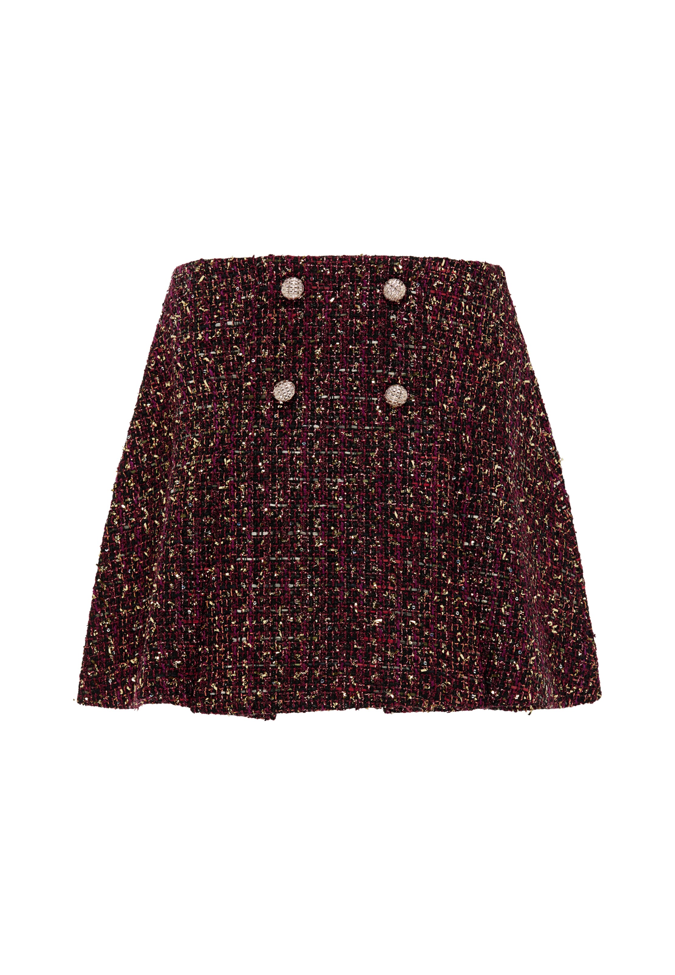 Jupe 'Festive' faina en rouge : devant