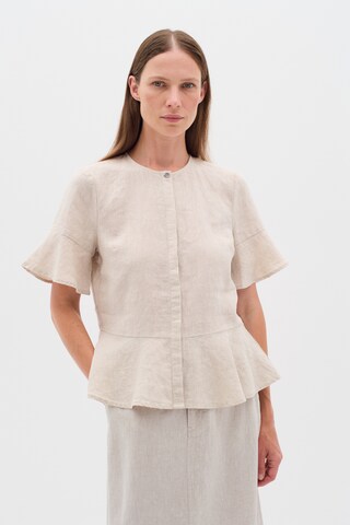 InWear Blouse 'Rigitta' in Beige: voorkant