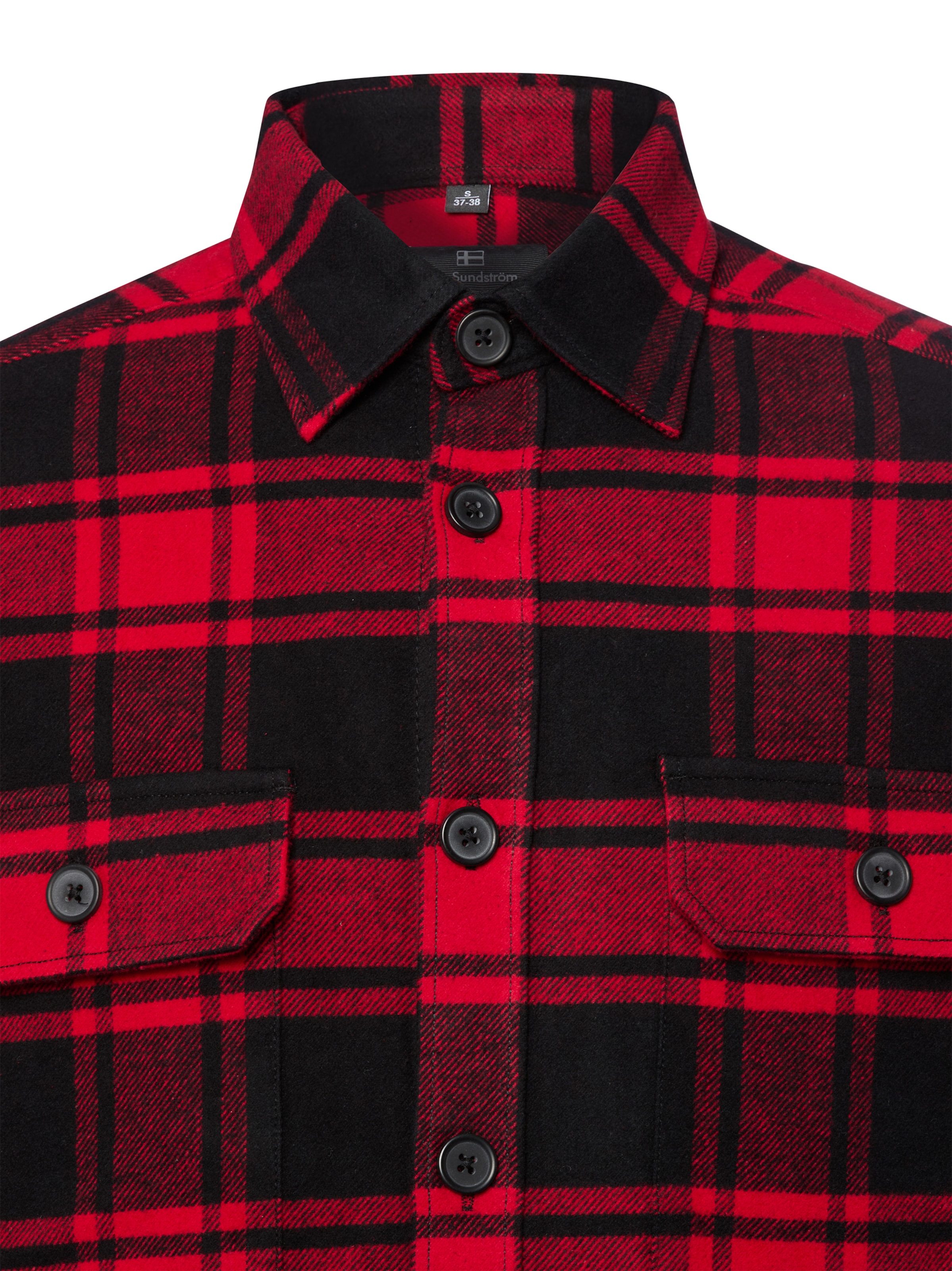 Nils Sundström Regular Fit Hemd in Rot