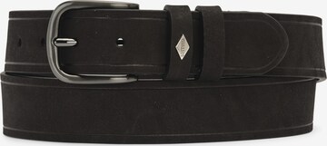 Ceinture LOTTUSSE en noir : devant