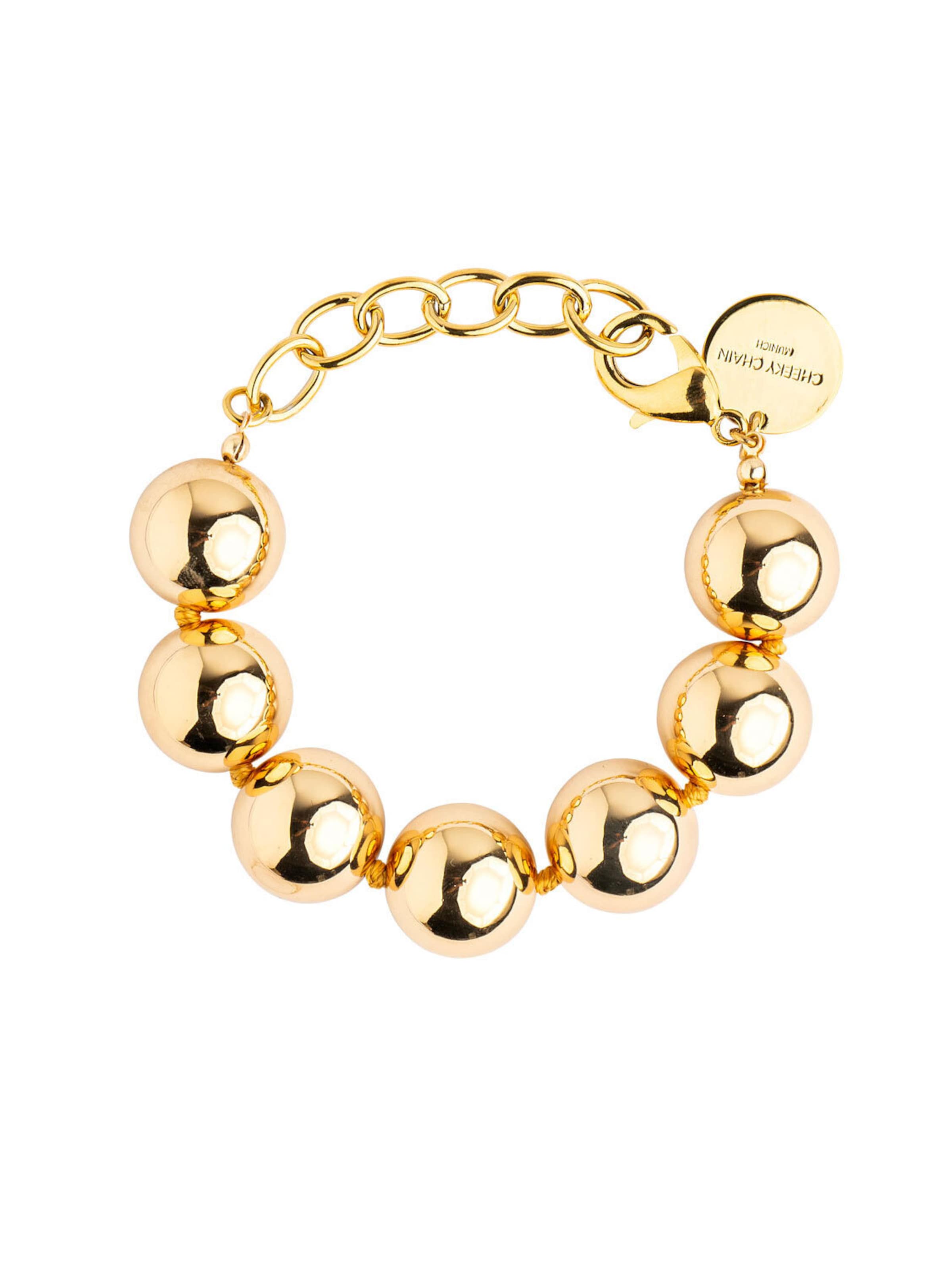 Cheeky Chain Munich Armband 'Wilma' in Goud: voorkant