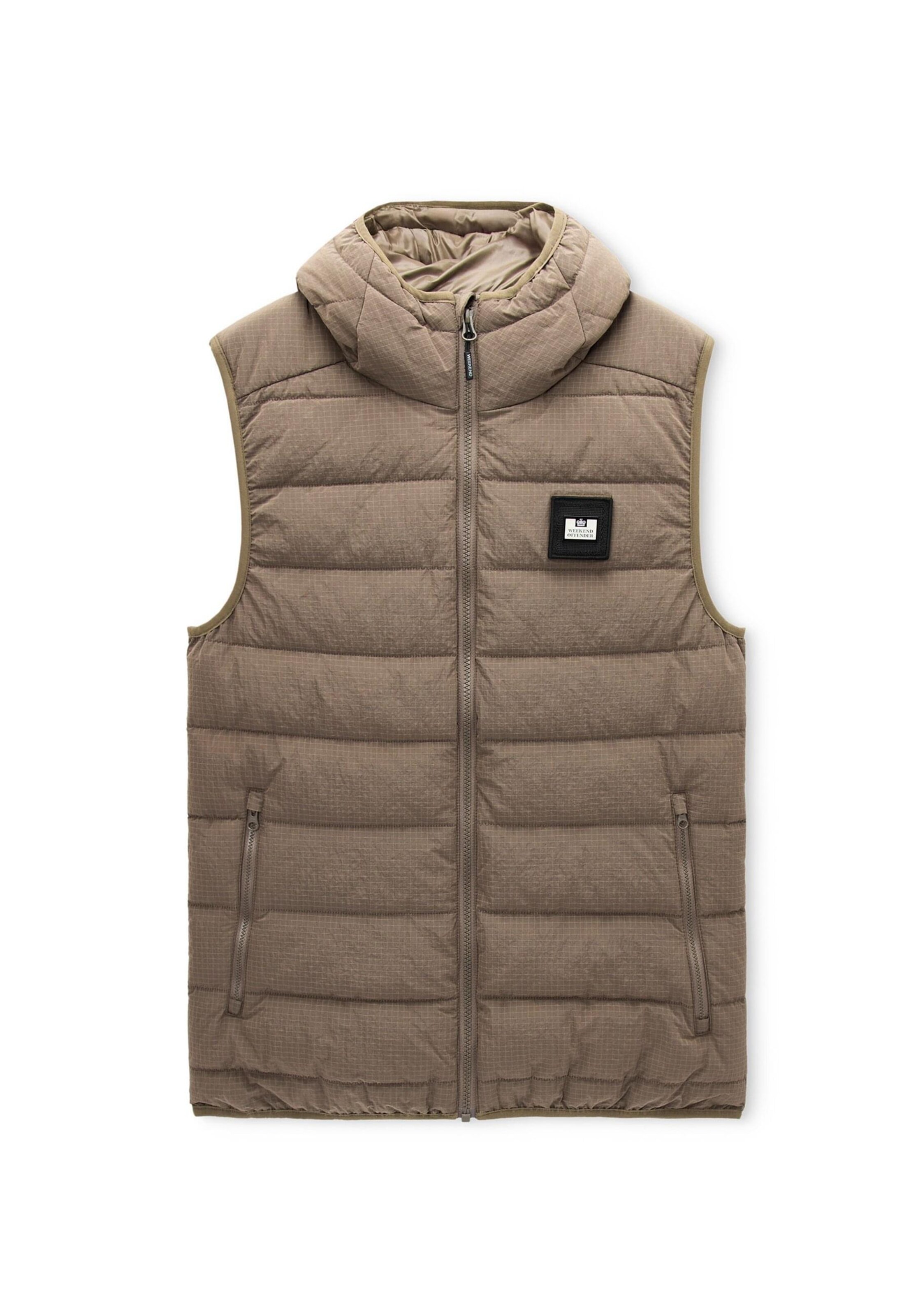 Weekend Offender Weste 'Toronto' in Braun: Vorderseite