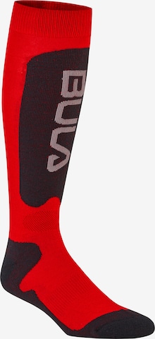 BULA Skisocken in Rot: Vorderseite