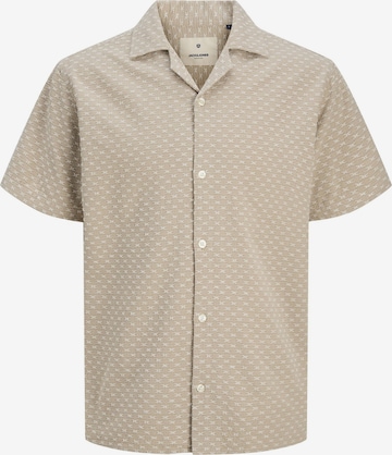 Chemise JACK & JONES en beige : devant