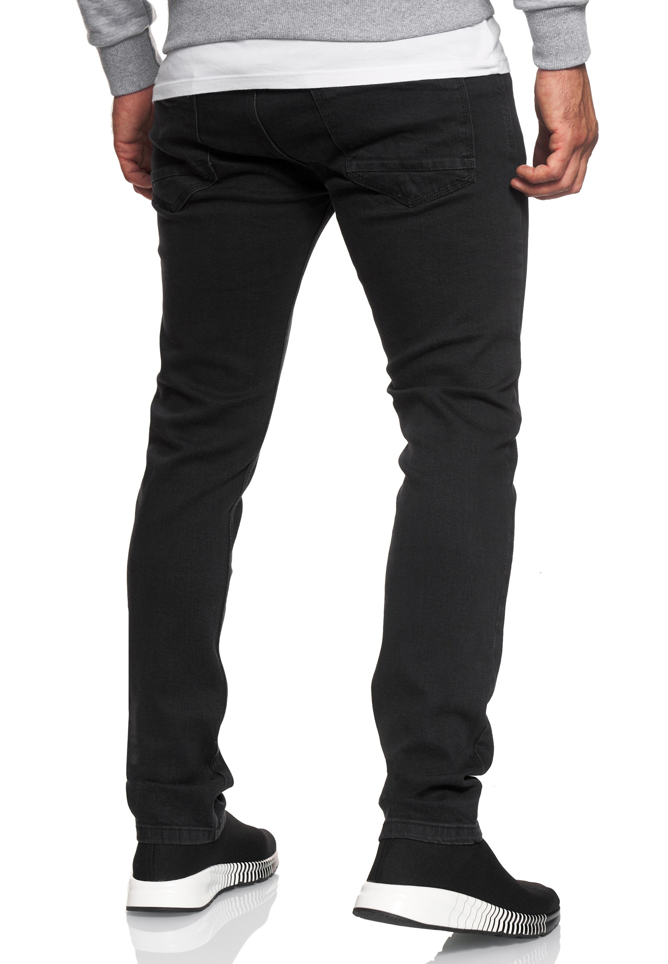 Rusty Neal Slimfit Jeans 'MELVIN' in Zwart