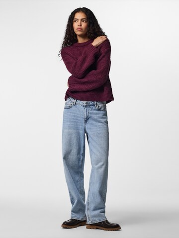 PIECES Sweater 'PCDORTHEA' in Purple