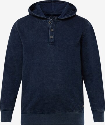 Sweat-shirt JP1880 en bleu : devant