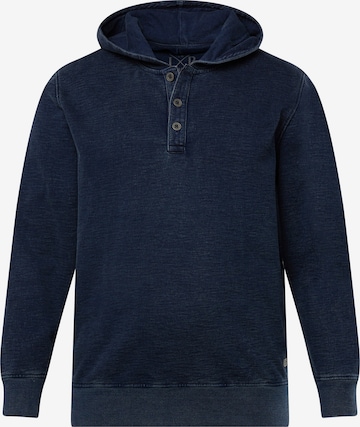 Sweat-shirt JP1880 en bleu : devant