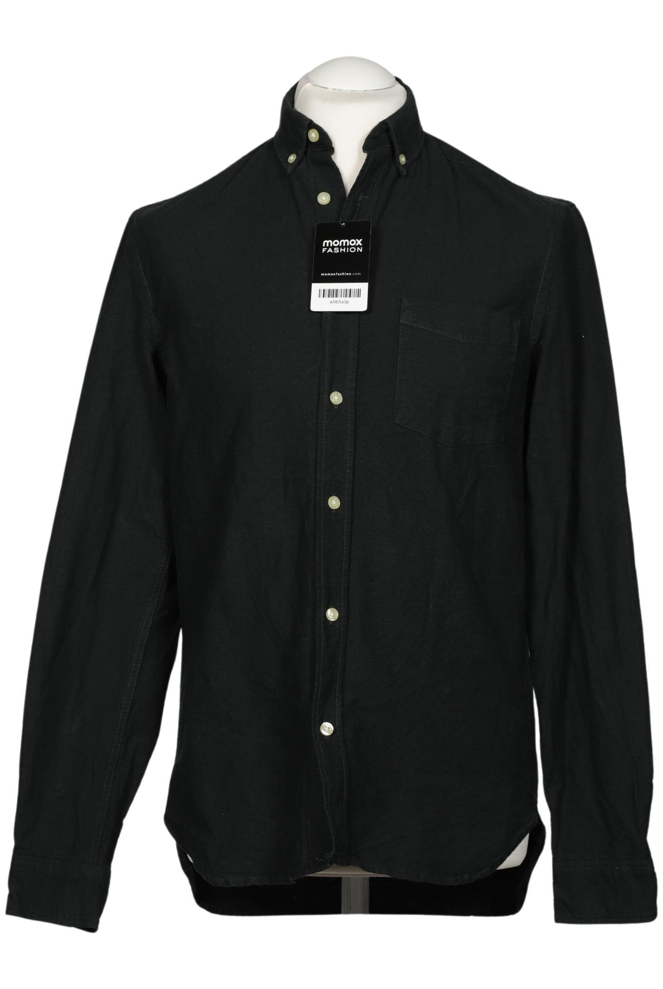 H&M Hemd S in Schwarz: Vorderseite