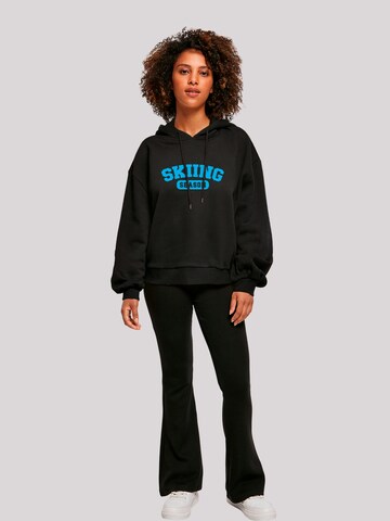 F4NT4STIC Sweatshirt 'Skiing Season' in Black
