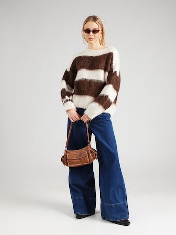 Zwillingsherz - Jersey en marrón