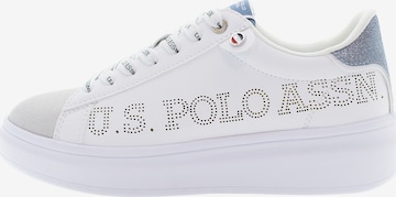 U.S. POLO ASSN. Sneakers laag 'CODY011W/5YH1' in Wit: voorkant