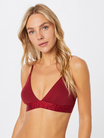 Triangle Soutien-gorge Calvin Klein Underwear en rouge : devant