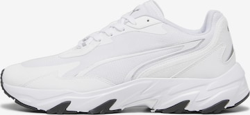 Baskets basses 'Injector Clean' PUMA en blanc : devant