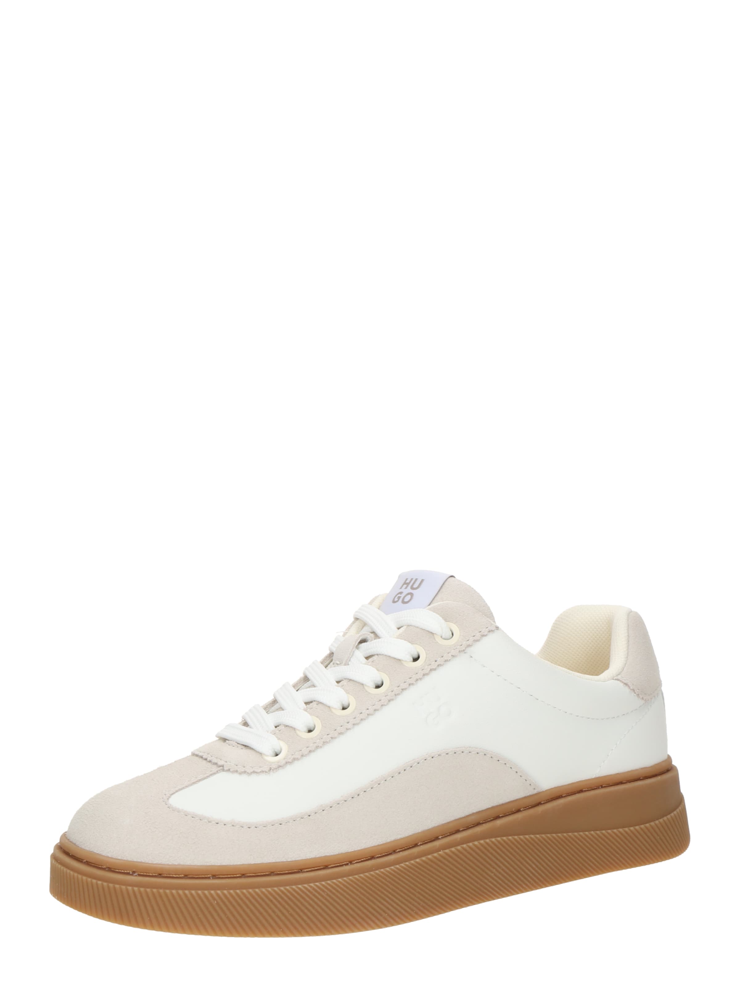 HUGO Rövid szárú sportcipők 'Lyzz' - fehér: elől