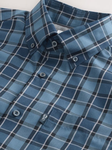 Next Regular fit Button Up Shirt in Blue