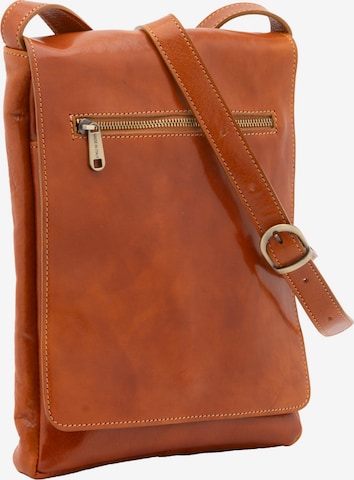 Borsa a tracolla di Viola Castellani in marrone: frontale