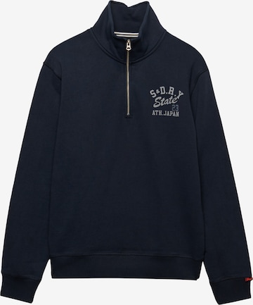 Superdry & Co Sweatshirt 'Athletic Essentials' in Blue: front