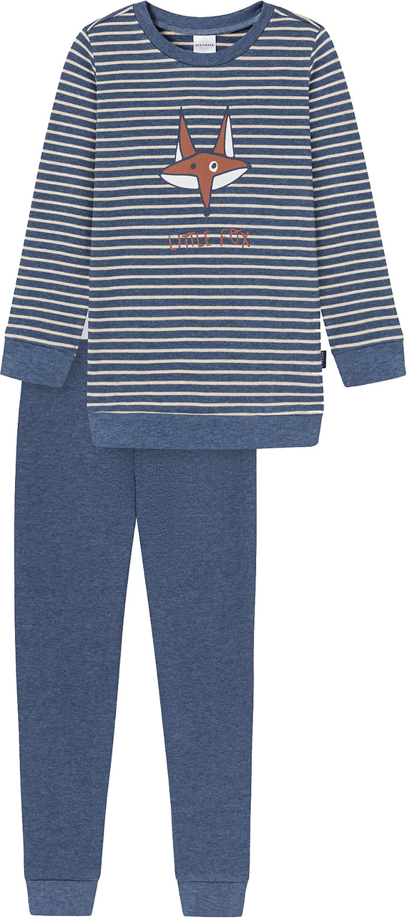 Kinder Kids (Gr. 92-140) SCHIESSER Schlafanzug in Blau - YD21001