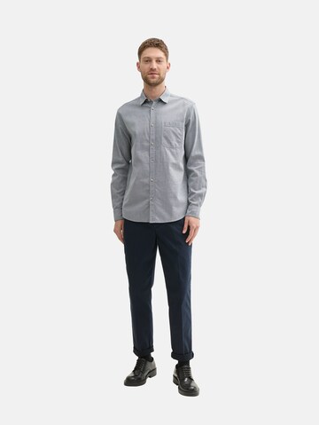TOM TAILOR Regular Fit Hemd in Blau
