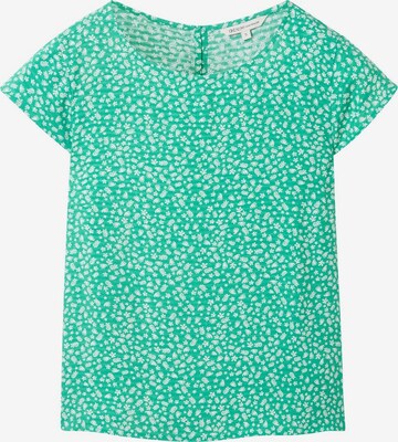 TOM TAILOR DENIM Blouse in Groen: voorkant