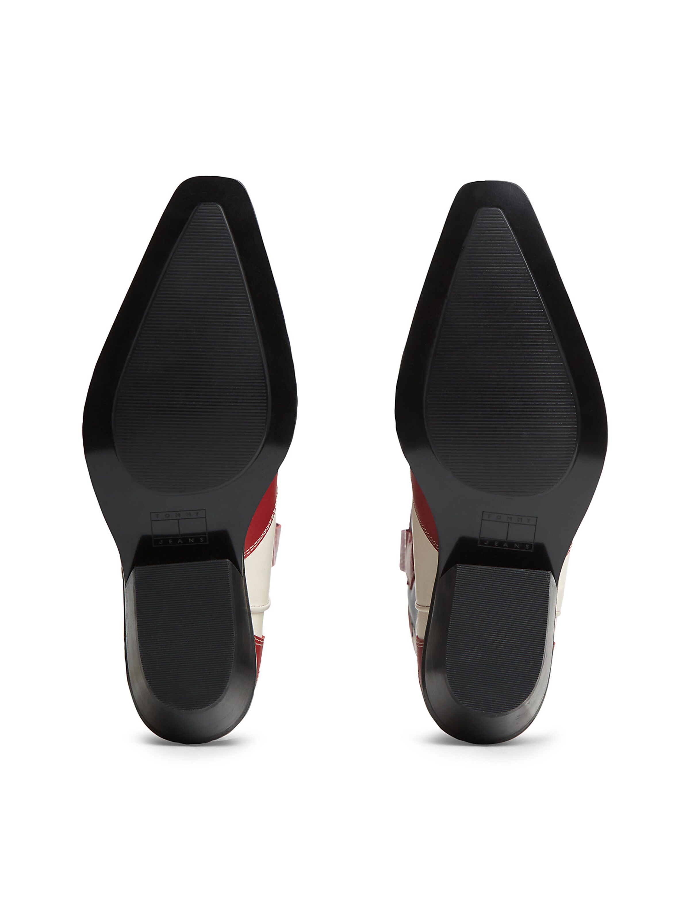 Bottes de cowboy Tommy Jeans en rouge