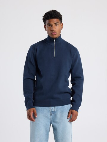 America Today Sweater in Blue: front