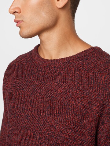 TOM TAILOR Sweater in Red