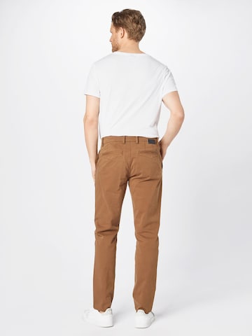 Regular Pantalon chino No Excess en marron