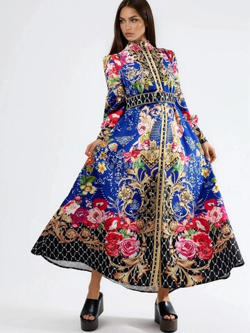 MSN Collection Maxi Kleid in Blau
