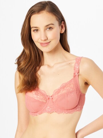 T-shirt Reggiseno di LingaDore in rosa: frontale