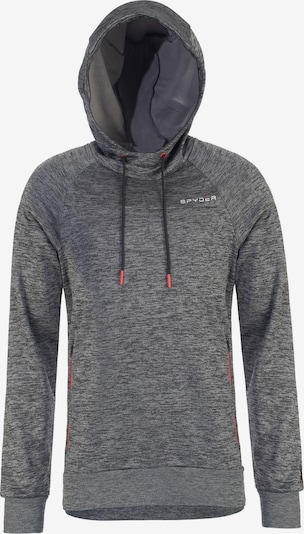 Spyder Sports sweatshirt in Dark grey / Orange / White, Item view