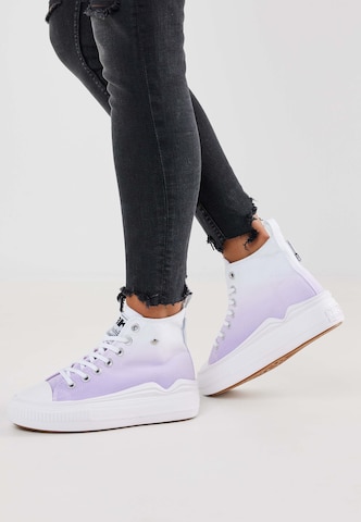 BRITISH KNIGHTS High-top trainers 'Kaya Flow' in Purple: front