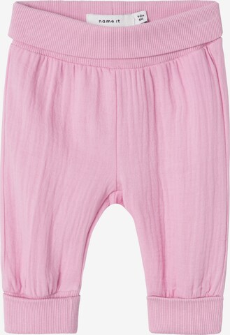 Pantalon 'BASALLY' NAME IT en rose : devant