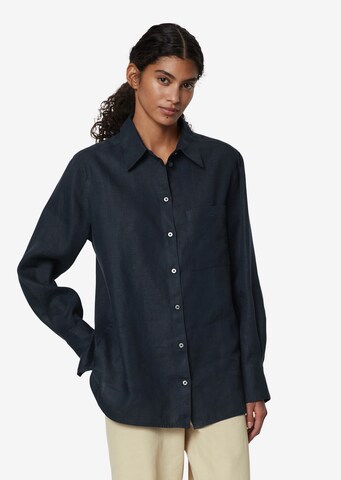 Marc O'Polo Blouse in Blauw: voorkant