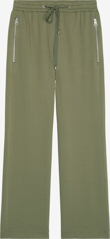 Marc O'Polo Loosefit Broek in Groen: voorkant