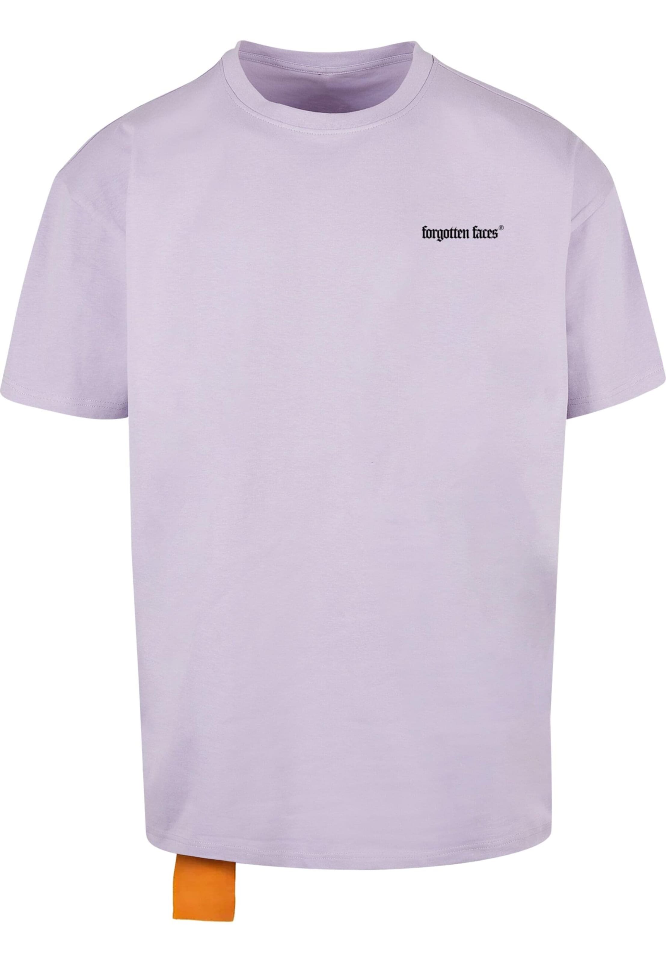 Forgotten Faces T-shirt 'Wings' i lila: framsida