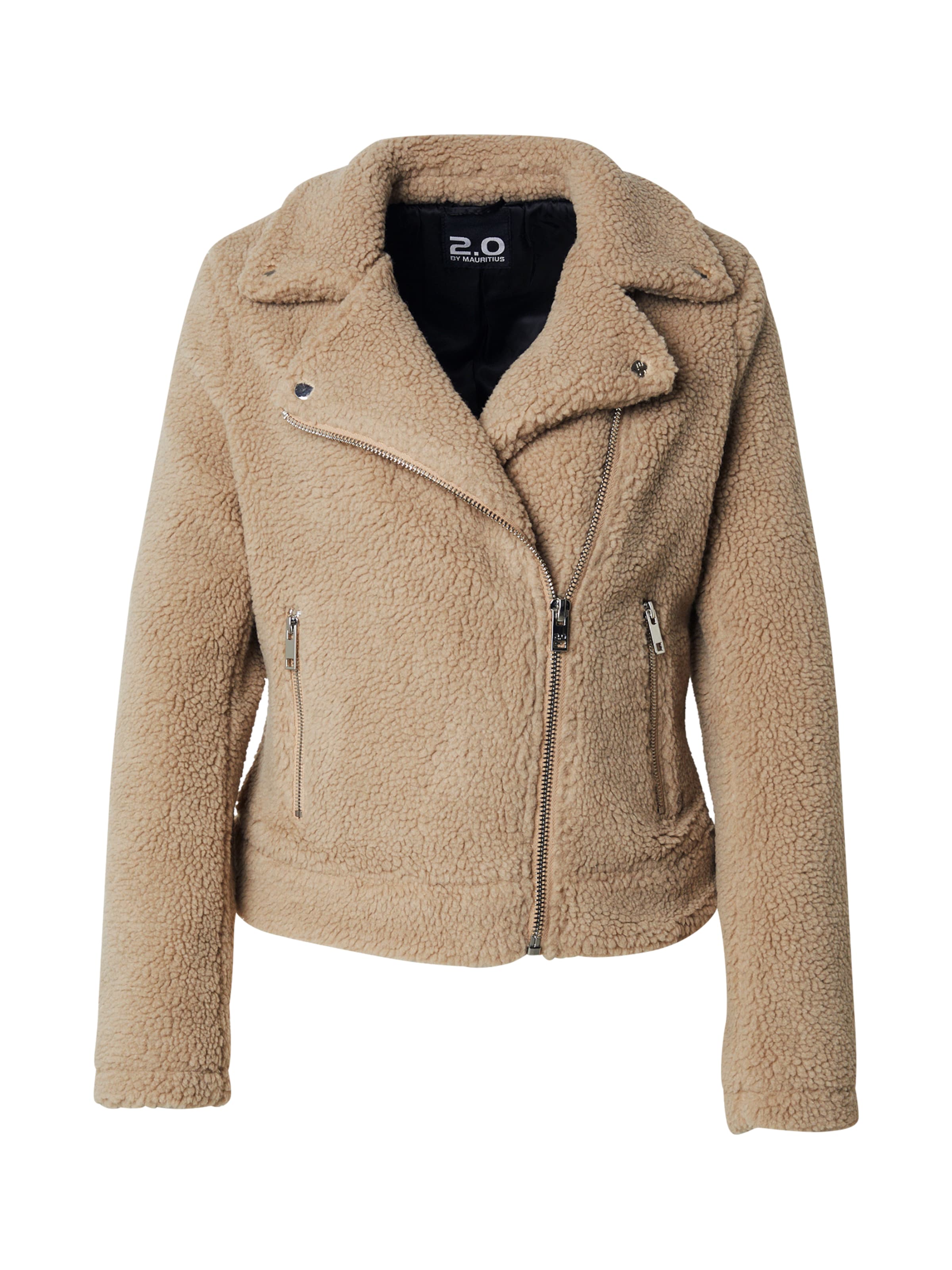 Mauritius Преходно яке '2Wfermina' в бежово: отпред