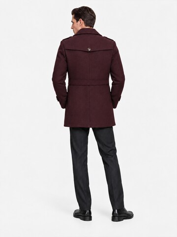 ALLTHEMEN Winterjas 'Schneeruhe' in Rood