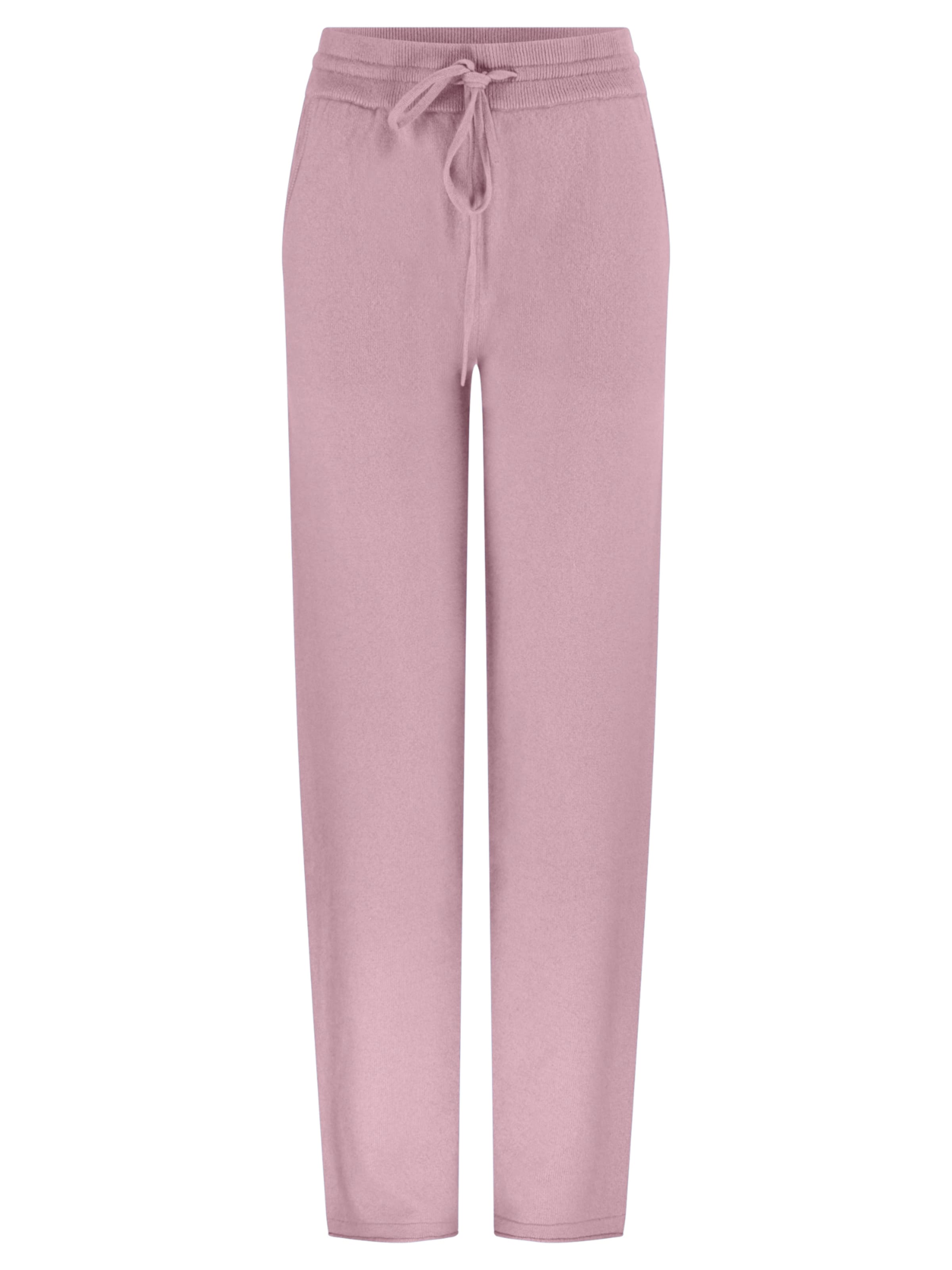 CASH-MERE.CH Regular Trousers in Pink: front