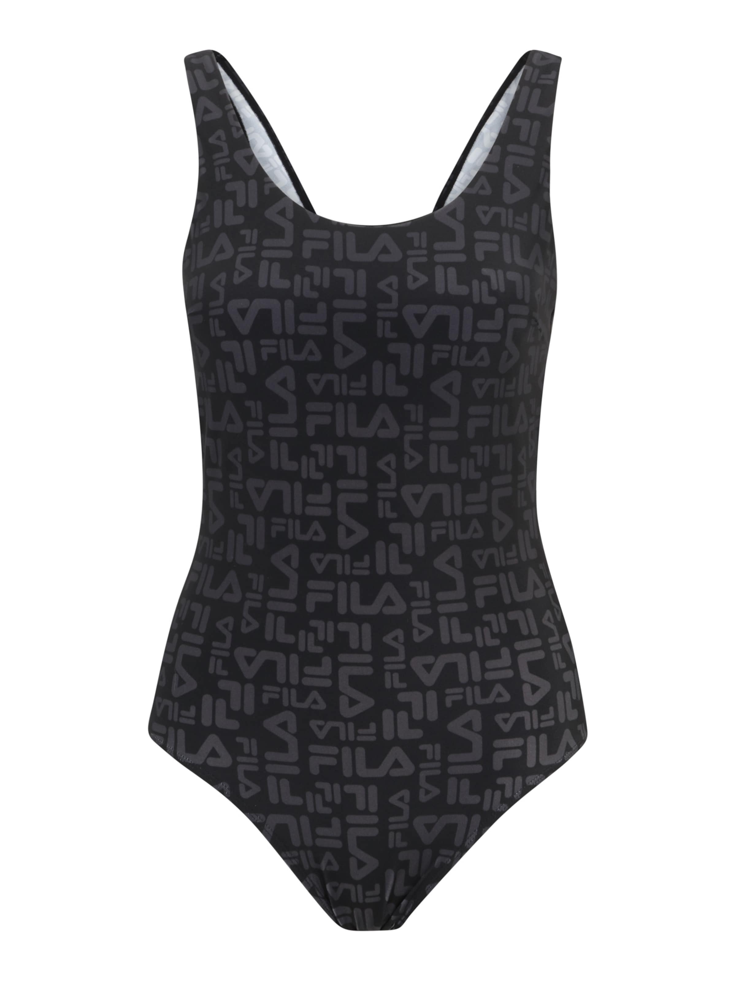 FILA Bustier Strój kąpielowy 'SARANDI' w kolorze czarny: przód