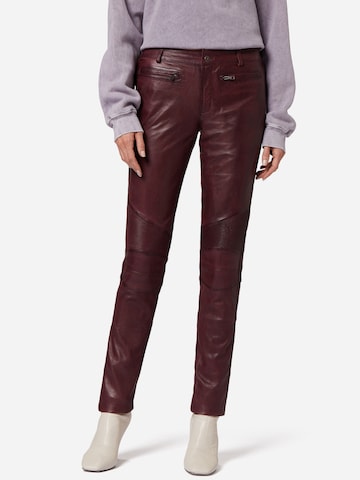 RICANO - Slimfit Pantalón 'Donna' en marrón: frente