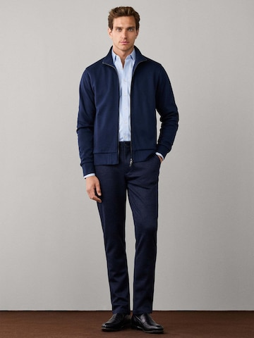 Hackett London Sweatvest in Blauw