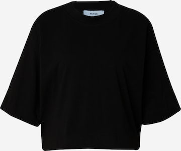 minus - Camiseta en negro: frente
