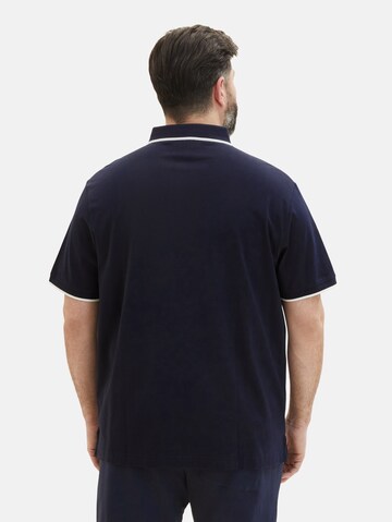 TOM TAILOR Men + Shirt in Blau
