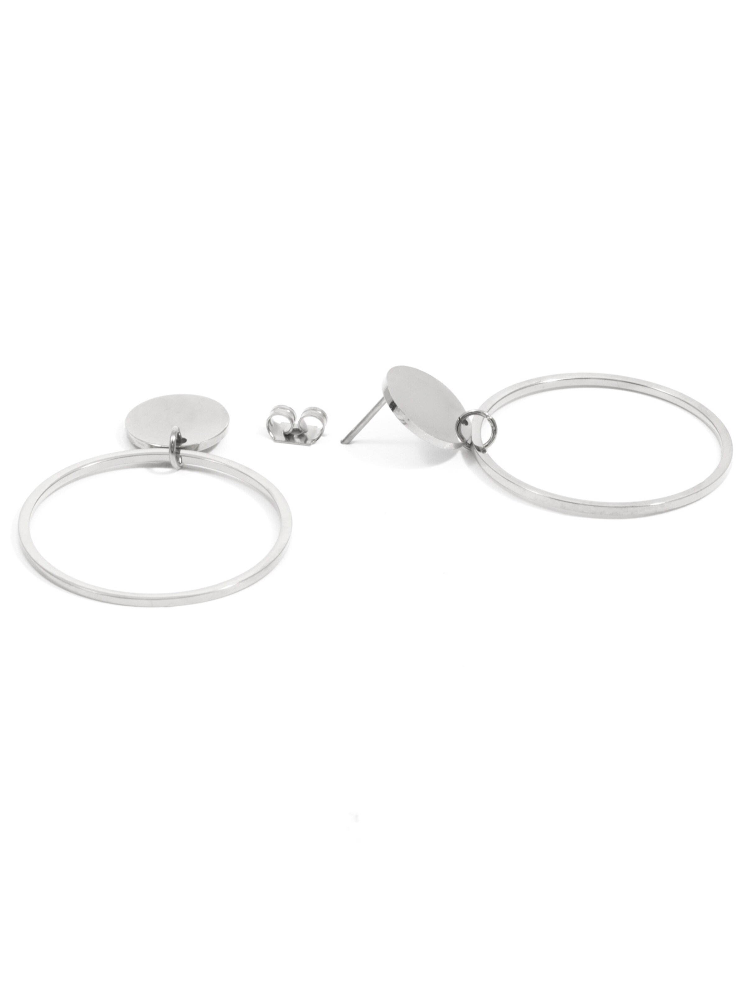 Hey Happiness Earrings 'Kreis' in Silver