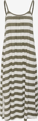 CULTURE Jurk 'Benzo Deia' in Groen: voorkant