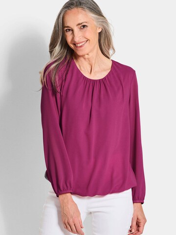 Goldner Bluse in Pink: Vorderseite