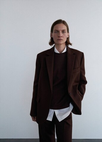 MANGO Blazer 'Milan' in Brown: front