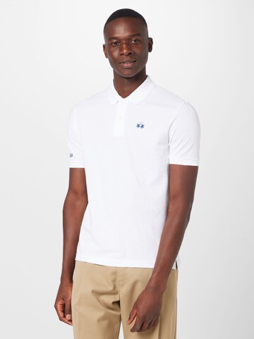 La Martina Shirt in White: front